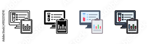 CBC Analysis Icon Pack In Multiple Styles