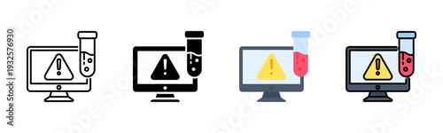 Disease Detection Icon Pack In Multiple Styles