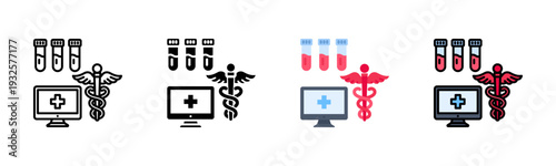 Medical Diagnostics Icon Pack In Multiple Styles
