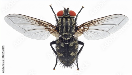 fly isolated on white background