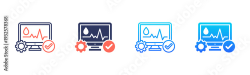 Blood Diagnostics Icon Pack In Multiple Styles