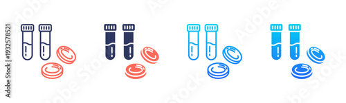 Hematology Test Icon Pack In Multiple Styles