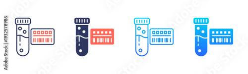 Lab Sample Test Icon Pack In Multiple Styles