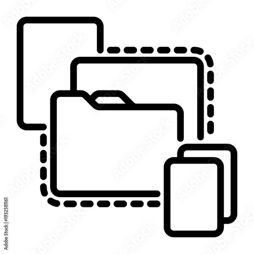 File icon, line icon style