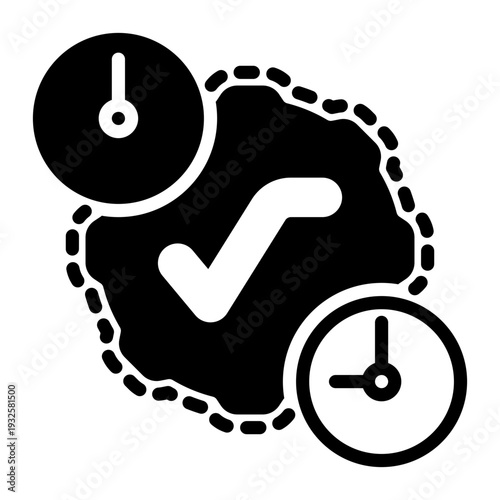 Work icon, glyph icon style