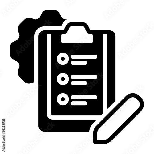 Task icon, glyph icon style