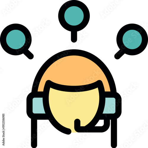 Customer service representative handling concurrent calls, demonstrating multitasking skills in a busy call center environment