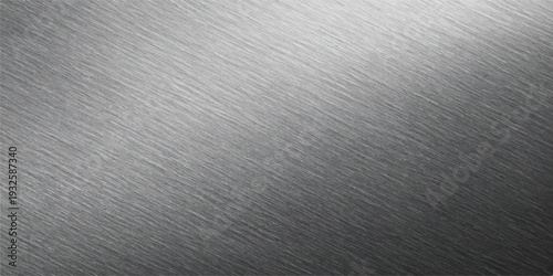 Brushed aluminum texture with linear patterns and subtle light gradient, industrial background