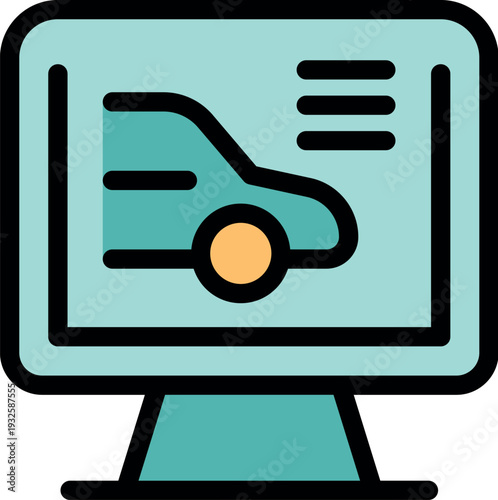 Online car marketplace platform showcasing vehicle listings and purchase options on a computer screen