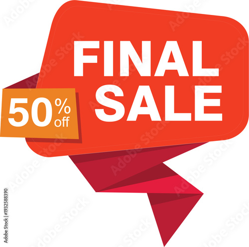 Final sale with 50 percent discount