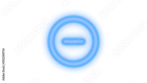 Blue glowing neon minus sign icon within a circle, representing subtraction, deletion, or reduction, a modern digital interface symbol isolated on transparent background. Free Download Blue glowing neon minus sign icon within a circle, representing subtraction, deletion, or reduction, a modern digital interface symbol isolated on transparent background. - GFXLoad
