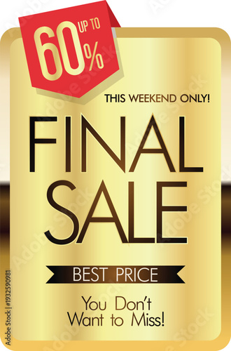 Final sale this weekend only best price you don't want to miss