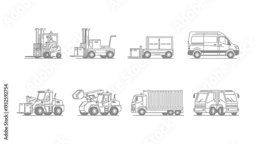 Vehicular Variety: A collection of various vehicles is showcased. Each vehicle stands out.