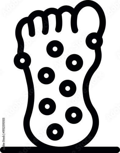 Pumice stone gently exfoliating dead skin cells from foot, promoting healthy and soft skin