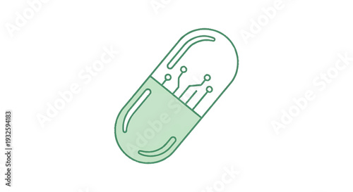 Digital Pill with Integrated Circuitry for Future Medicine.