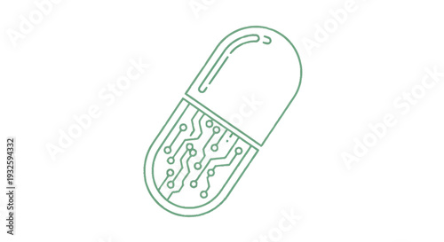 Digital Pill with Integrated Circuitry for Future Medicine.