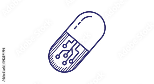 Digital Pill with Integrated Circuitry for Future Medicine.