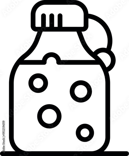 Refreshing bottle of bubbly water, perfect for quenching thirst and staying hydrated on the go