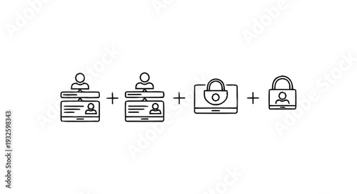 Identity Verification and Security Protocol Illustration.