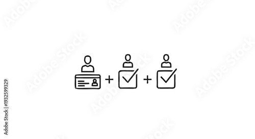 Identity Verification and Task Completion Icons.