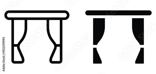 Elegant Table Design Featuring Unique Draped Fabric Accents