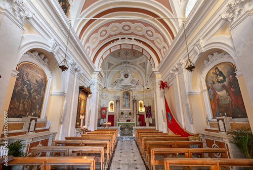 MAIORI, ITALY - OCTOBER 2, 2025: The church Chiesa di San Giacomo a Platea