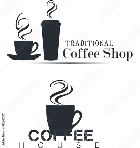 Logo designs for a coffee shop business