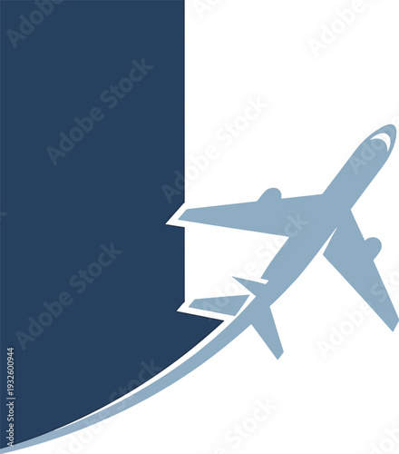 Two airplanes flying in the sky with a blue background.