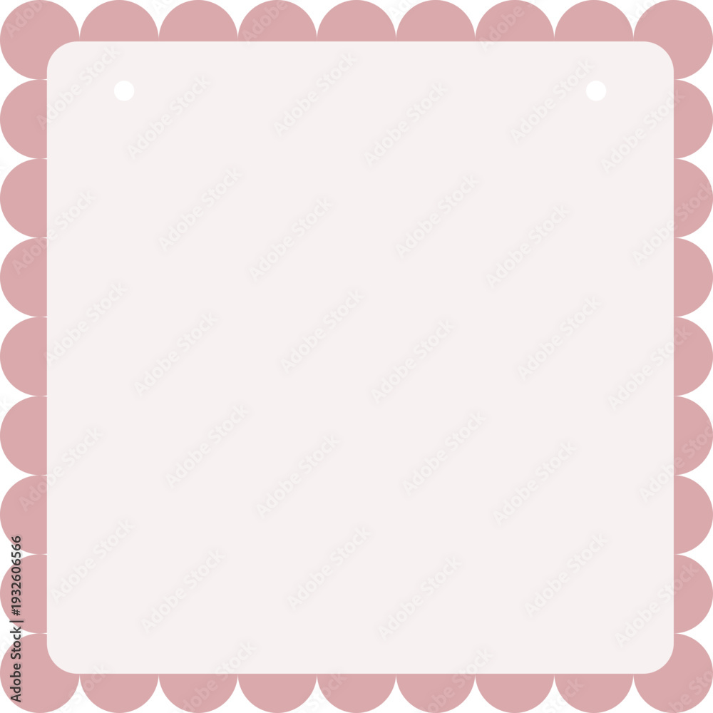 Obraz premium Flag garland, scalloped edge banner, garland flag, pennant, banner clipart, printable banner, birthday