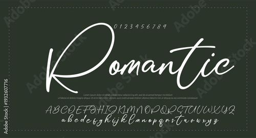  signature style, great for personal logos and stationery. 