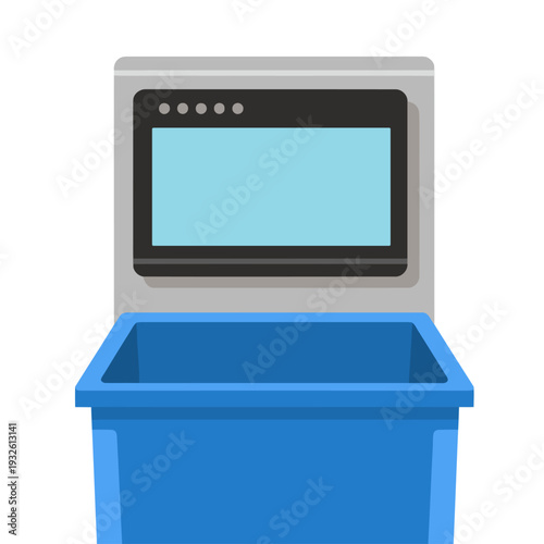 A modern, blue plunge freezer with a digital temperature control display. Clean, professional, and visually appealing for commercial use.