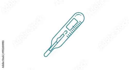 Digital Thermometer Medical Device for Measuring Body Temperature.