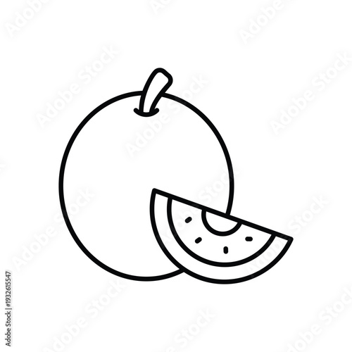 Melon  vector icon
