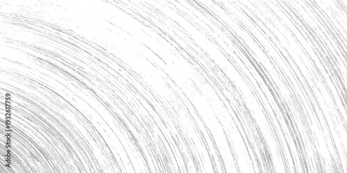 Abstract grey curved lines texture with distressed effect and white background