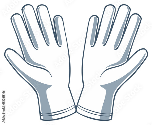 Pair of Gloves Illustration Apparel Accessories Hand Protection Equipment
