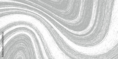 Swirling grey and white textured brush strokes forming abstract curved lines and patterns background