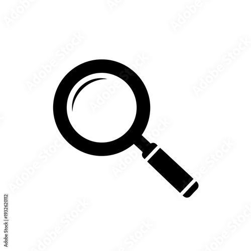 magnifying glass isolated on white