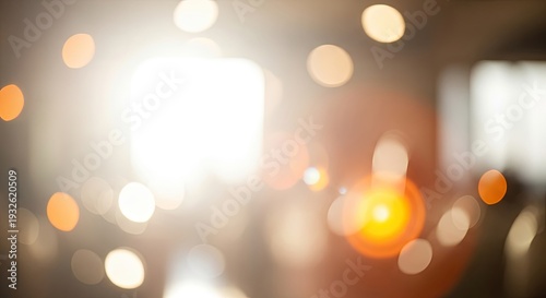 Blurry Bokeh Lights in Abstract Background.