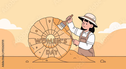 International Womens Day Archaeologist Unveils Fossil of Equality
