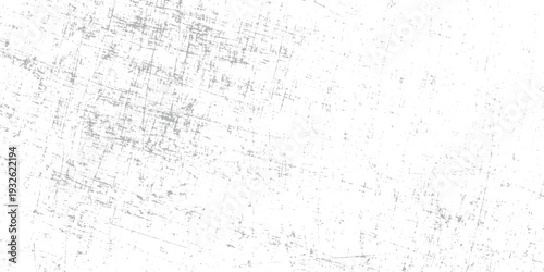 White background with subtle grey distressed texture and fine scratches