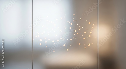 Blurry background with light effects.