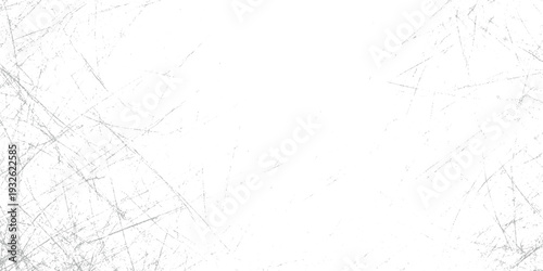White background with scattered thin grey scratches and speckles texture