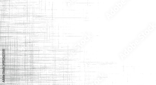 Dense grey lines and dots forming a textured grid pattern on a white background