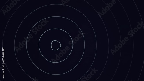 Abstract circular wave pattern on a dark background
