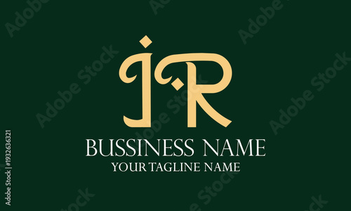 IR I ir initial logo | initial based abstract modern minimal creative logo, vector template image. luxury logotype logo, real estate homie logo. typography logo. initials logo