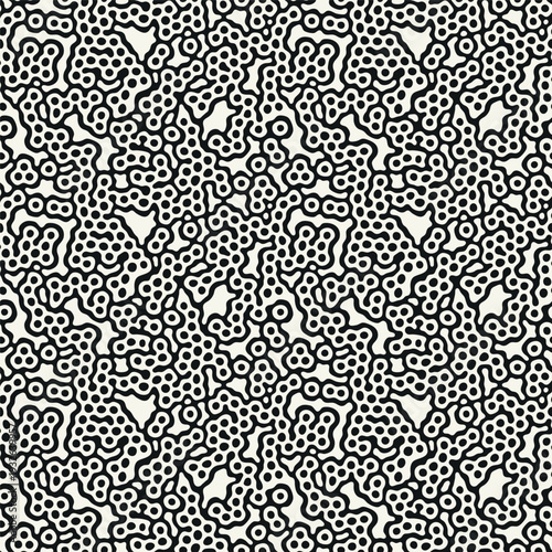 Vector seamless pattern. Modern stylish texture. Smooth natural elements. Repeating abstract tileable background. Scattered organic shapes. Versatile simplistic surface design.