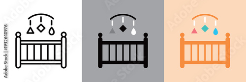 ベビーベッドアイコン