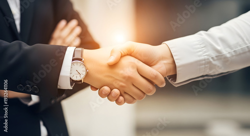 Diverse Hands Shaking Unity, Partnership, and Cooperation