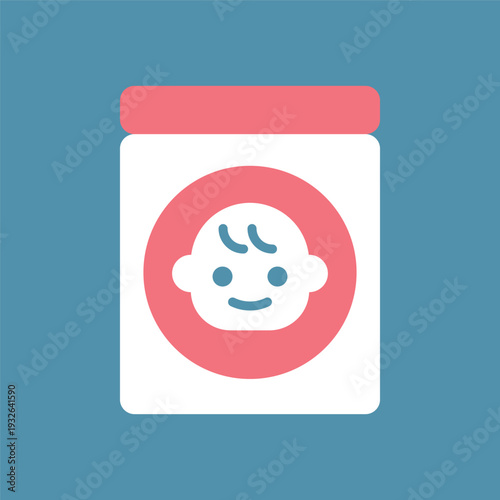 粉ミルク缶のアイコン