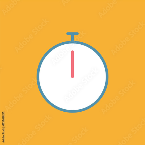 ストップウォッチアイコンの編集可能なベクターデザイン